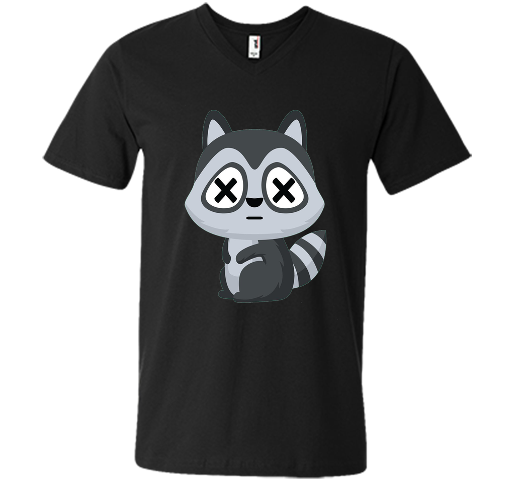 Raccoon Fainting Emoji Shirt T-Shirt Racoon Coon Tee