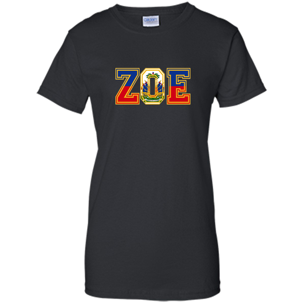 Zoe T-Shirt - Haitian pride for haitian flag day