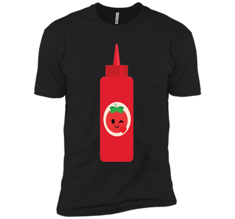 Ketchup Sauce Emoji Flirt & Kiss Shirt Catsup T-Shirt Tee