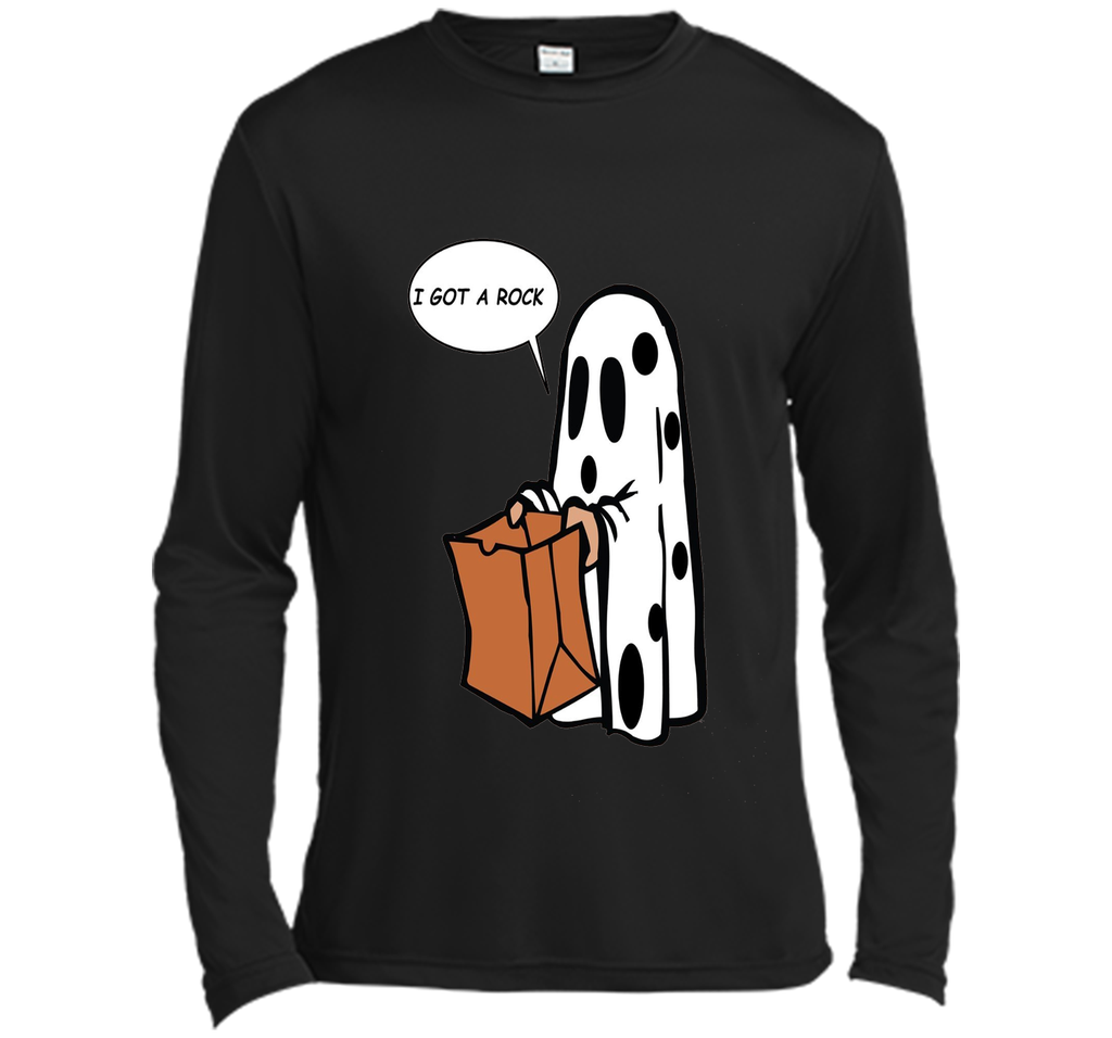 Halloween I Got A Rock Ghost T-Shirt Long Sleeve Moisture Absorbing Shirt