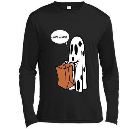 Halloween I Got A Rock Ghost T-Shirt Long Sleeve Moisture Absorbing Shirt