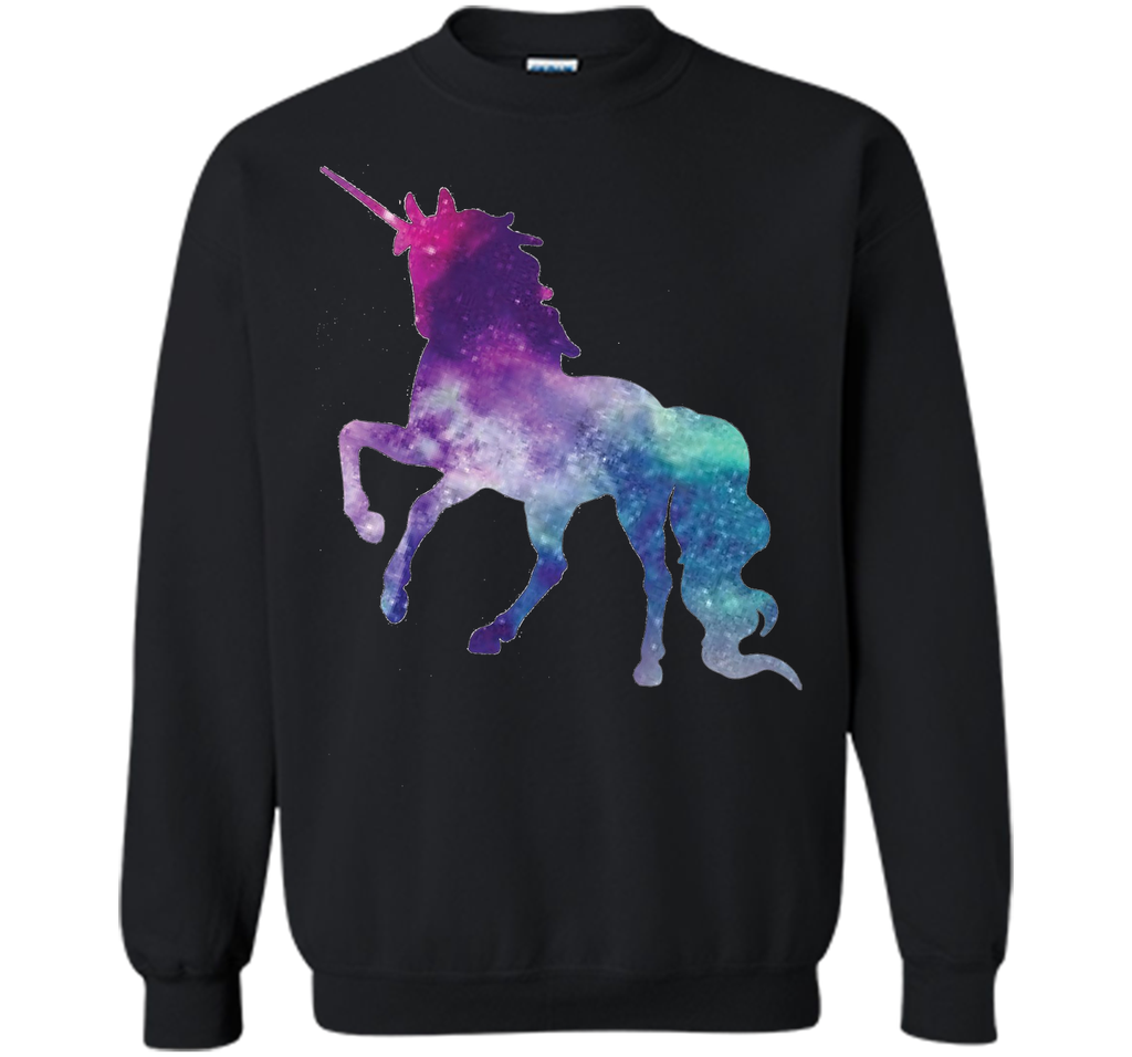 Unicorn Sparkle Space Galaxy Unicorn Print T Shirt Tee