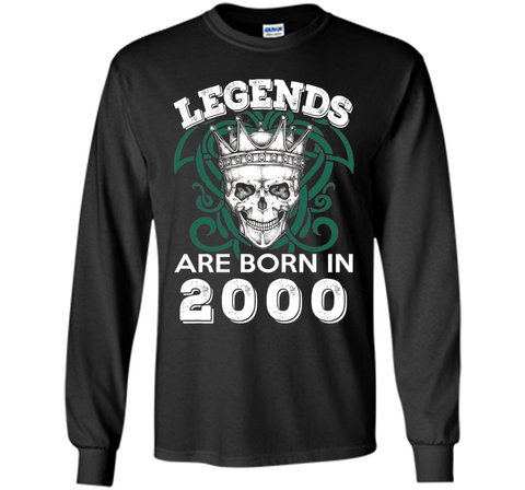 Legends Are Born In 2000 17 Year Old 17th Birthday Gift Idea