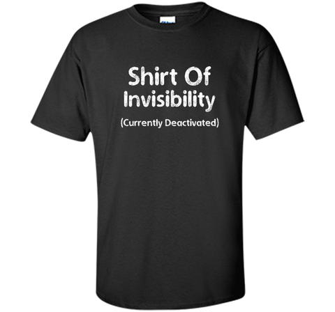 Shirt of Invisibility Funny Role Playing Gamer T-Shirt