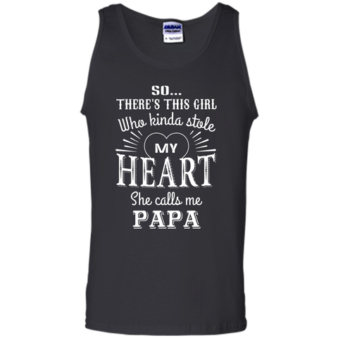 PAPA & GRANDDAUGHTER, she stole my heart tshirt