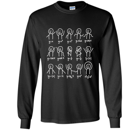 Algebra Dance Funny Graph Figures Math Equation T-shirt