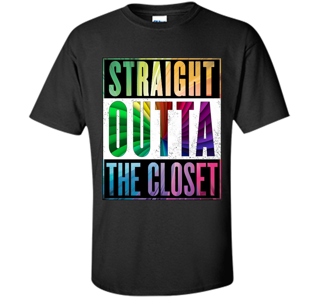 Straight Outta The Closet - Gay Pride LGBT T-Shirt