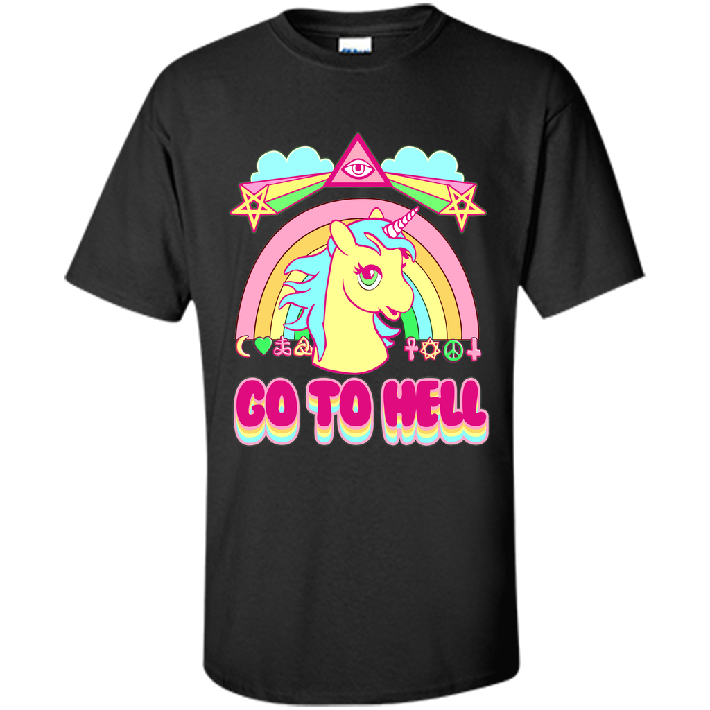 Go To Hell - Unicorn T shirt