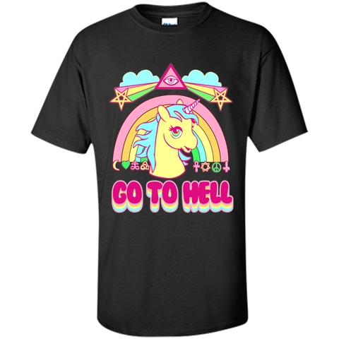 Go To Hell - Unicorn T shirt