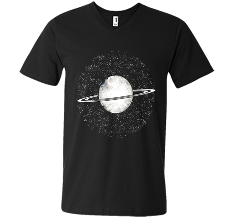 Light Color T-Shirt - Saturn Image T-Shirt For Space Lovers