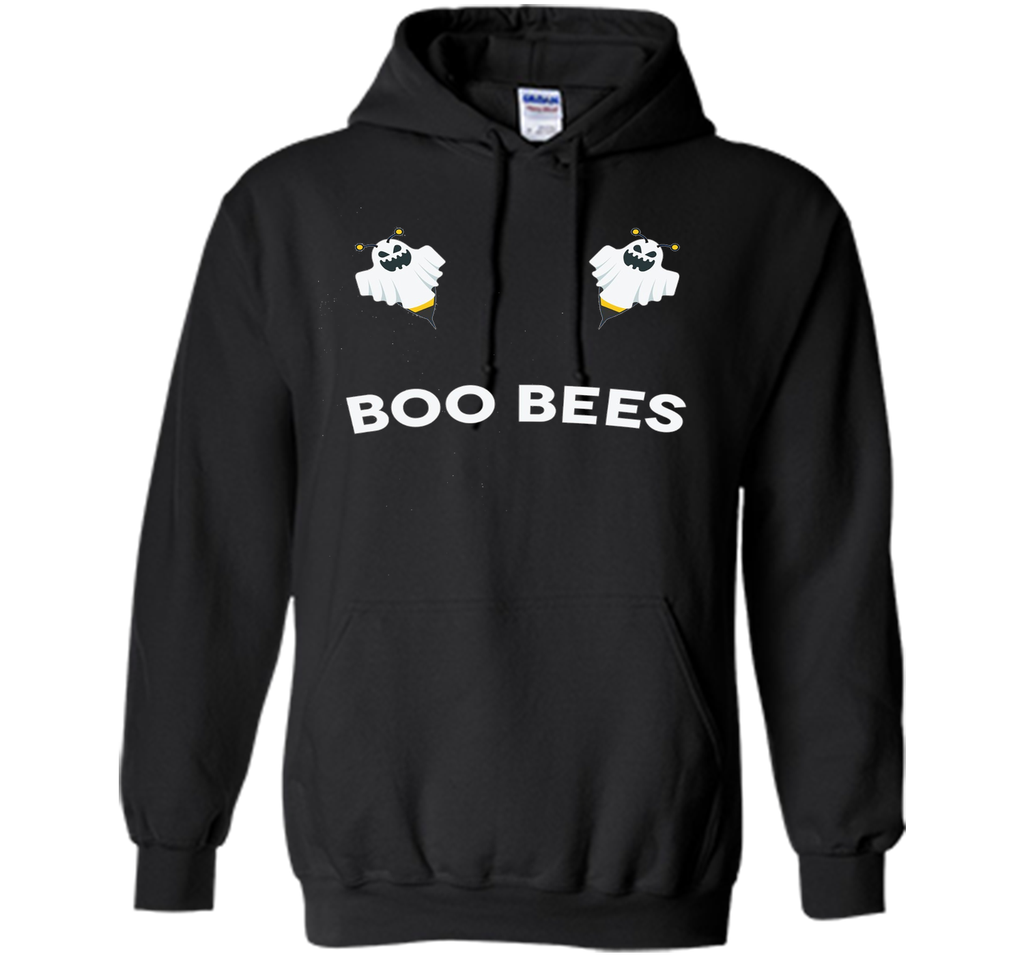 Boo Bees Scary Funny Ghost Bumble Bees Halloween Hoodie