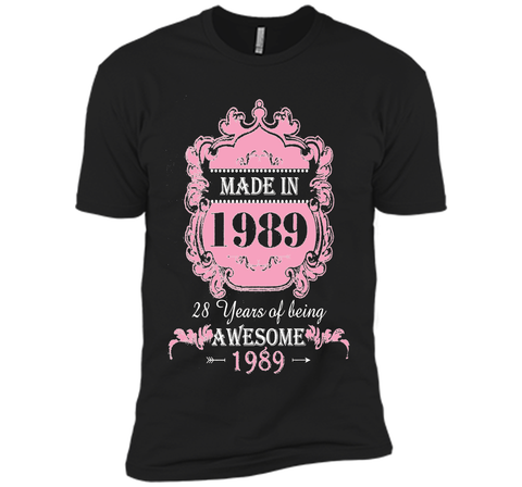 Made In 1989 T Shirt- 28 Years Old Shirt 28th Birthday Gift