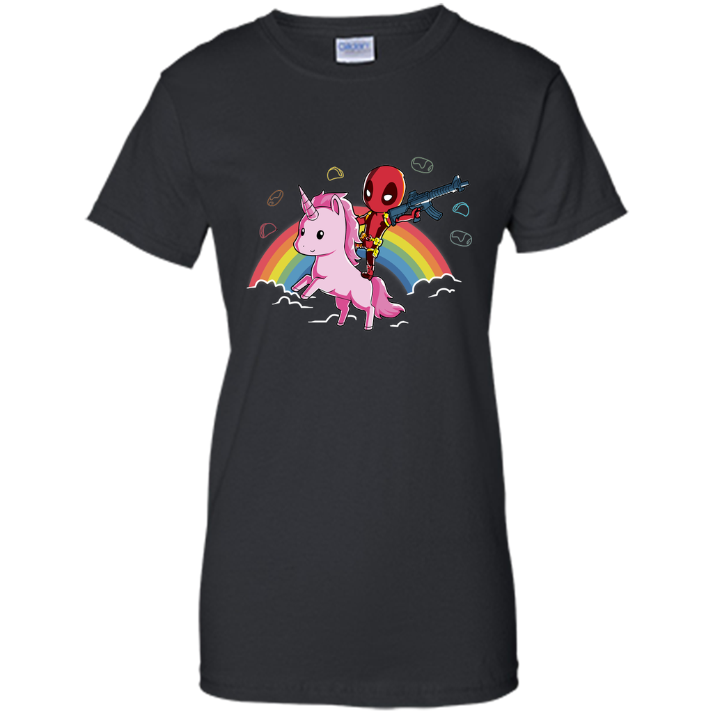 epic deadpool-lovely unicorn t shirt