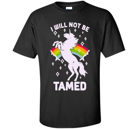 i will not be cute unicorn ride horse rainbow gay flag shirt