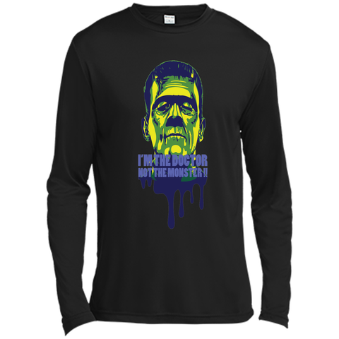 Doctor not monster halloween Long Sleeve Moisture Absorbing Shirt