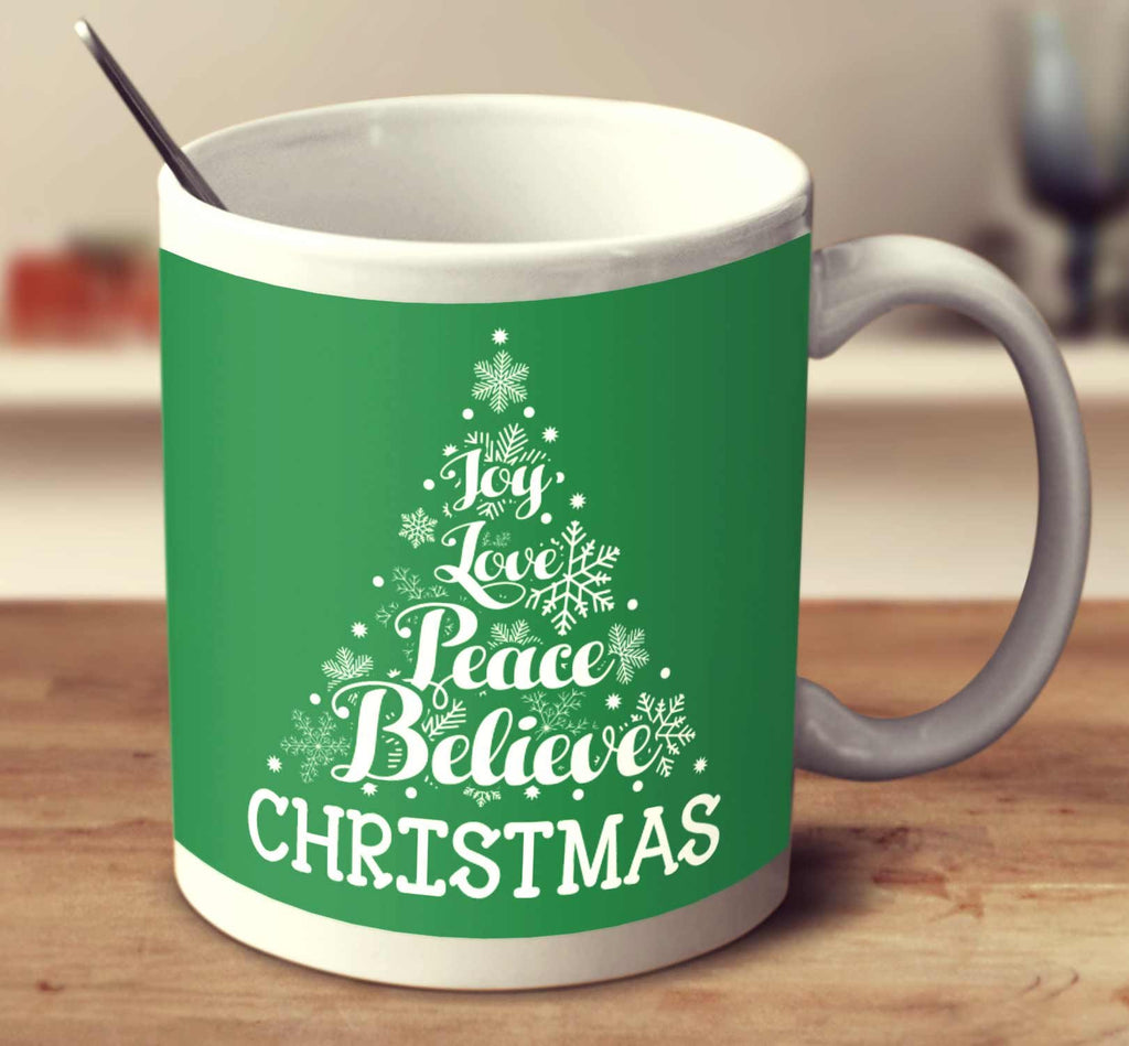 Joy, Love, Peace, Believe, Christmas