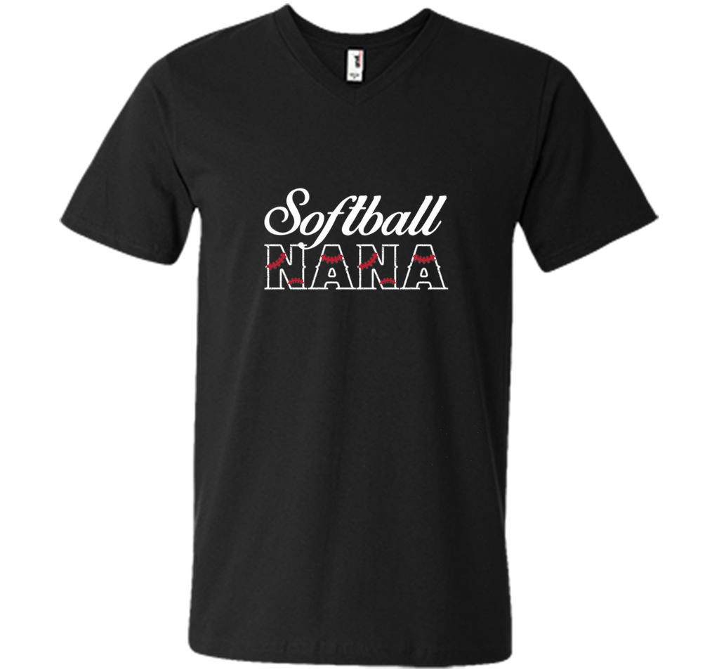 Softball Nana - Grandmother - Grandma Softball Shirt