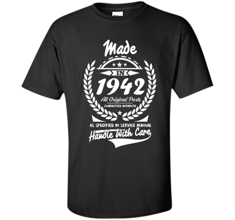 Made in 1942 tshirt 75th Birthday gift Tshirt