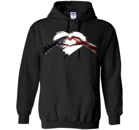 USA Heart Flag 4th of July Independence Day T Shirt