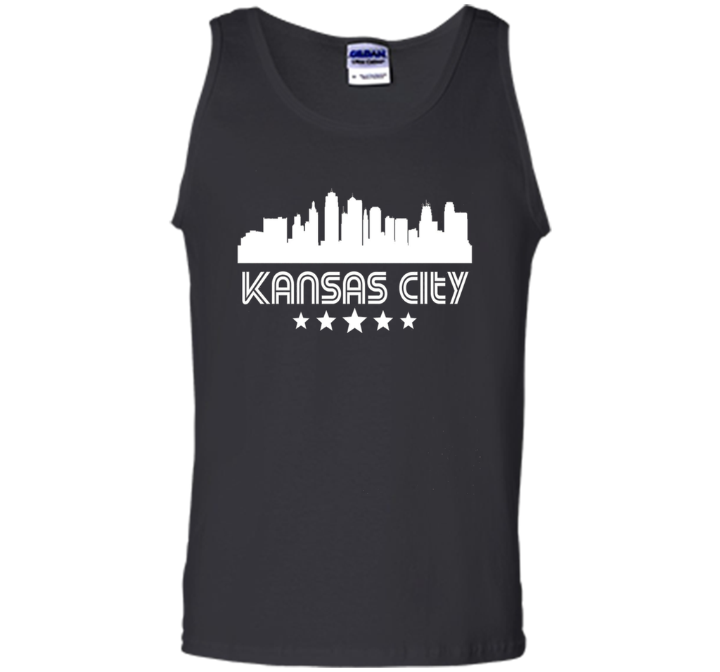 Kansas City Missouri Skyline Retro Style T-Shirt