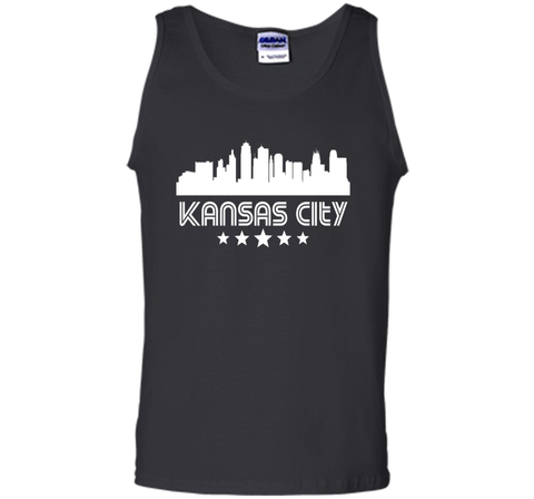 Kansas City Missouri Skyline Retro Style T-Shirt
