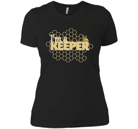 Bee t shirt I'm a Keeper funny beekeeper tee
