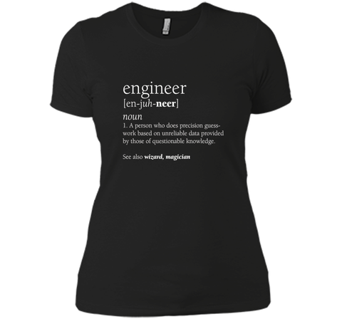 Engineer Definition T Shirt, Funny Engineering Gift