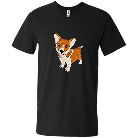 funny cool welsh corgi puppy dog art T-Shirt