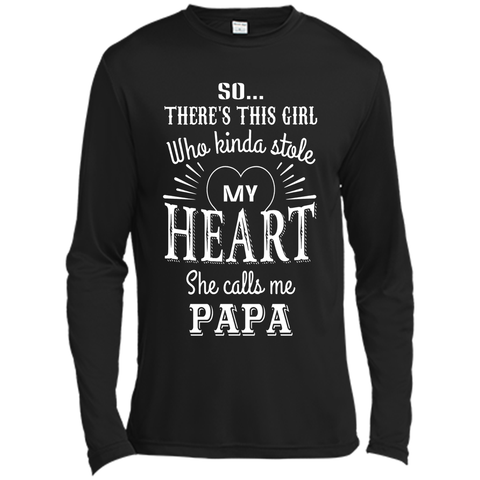 PAPA & GRANDDAUGHTER, she stole my heart tshirt