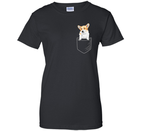 Corgi in Pocket Shirt
