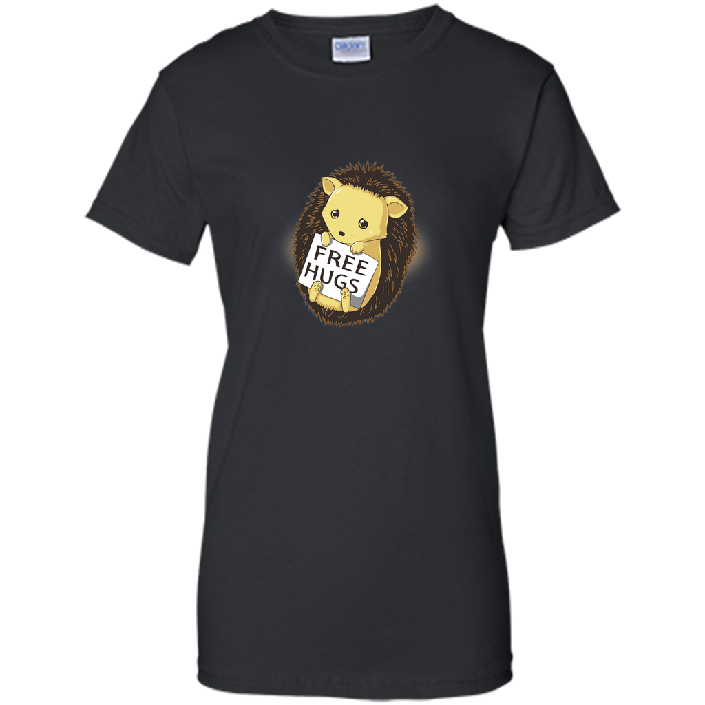 Free Hugs-porcupine-lovely unicorn t shirt