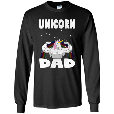 Unicorn Dad Vintage Retro Dad's Unicorns Love T-Shirt
