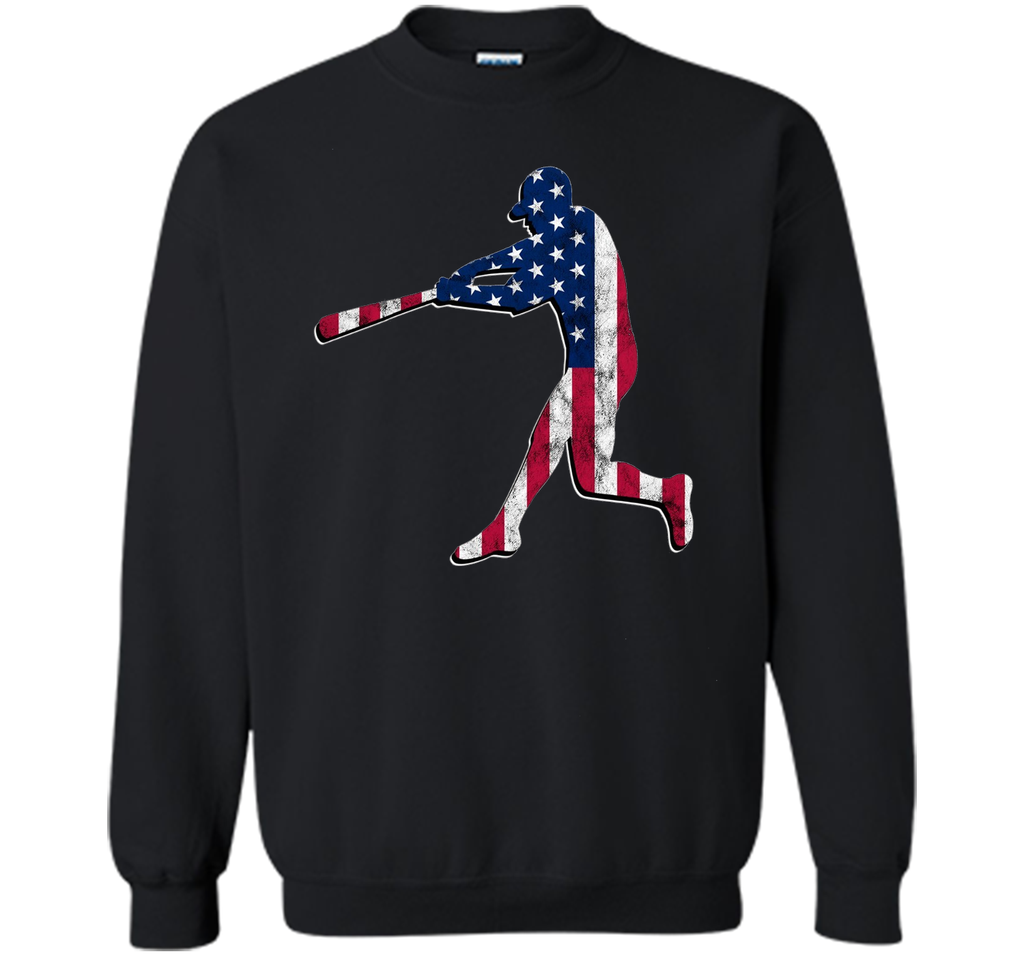 Cool Baseball Flag Shirt USA 4th of July for Men Boys Women