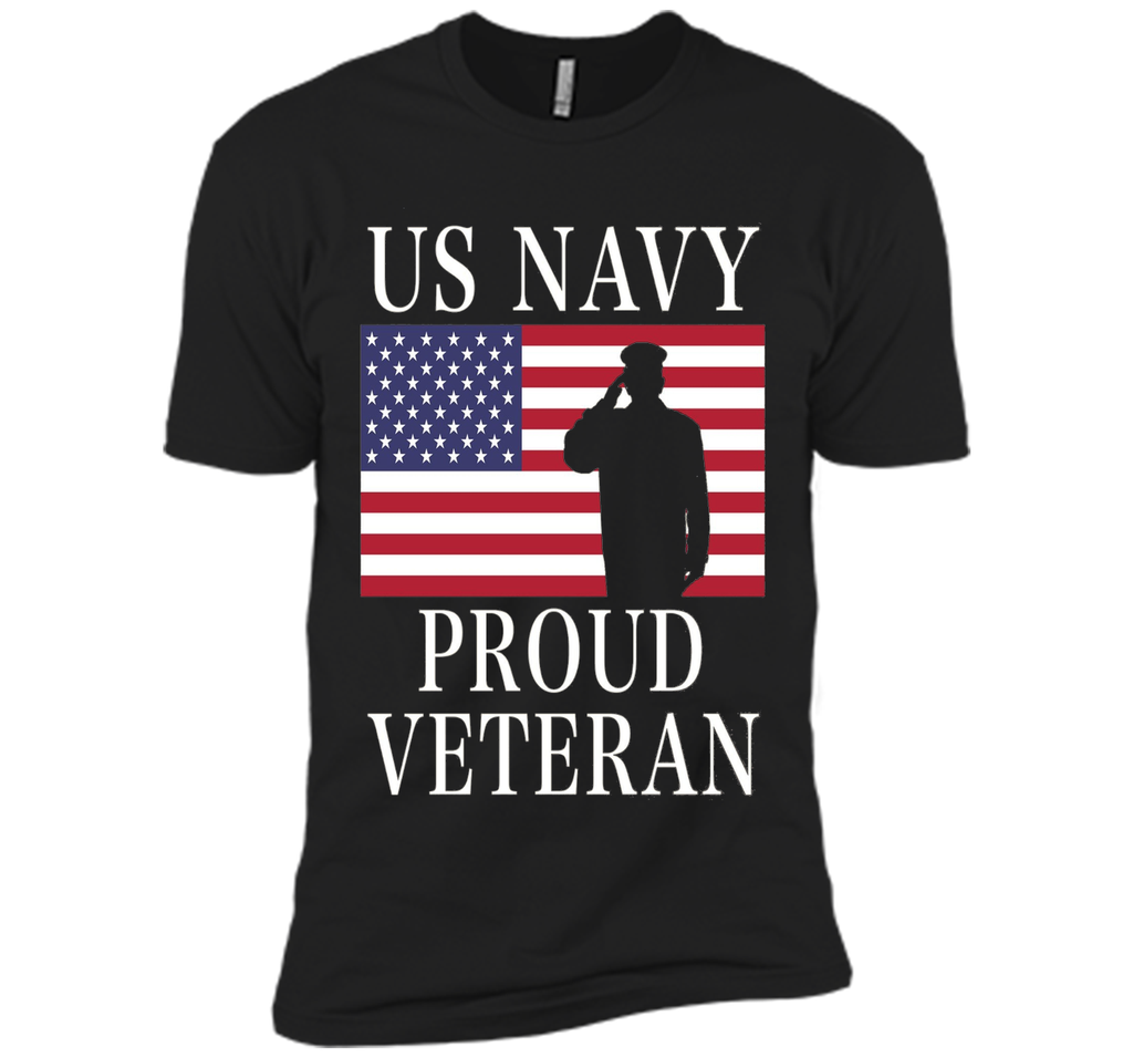 Mens 2017 US Navy Proud Veteran Independence Day T-shirt