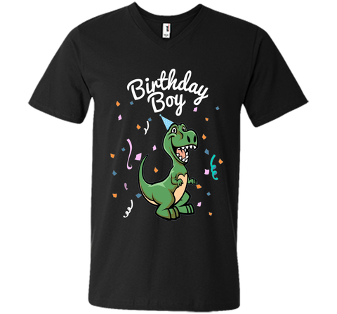Birthday Dino T-rex T-shirt Dinosaur Boy Kids Party Tees
