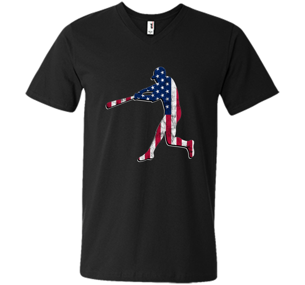Cool Baseball Flag Shirt USA 4th of July for Men Boys Women