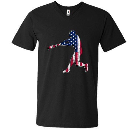 Cool Baseball Flag Shirt USA 4th of July for Men Boys Women