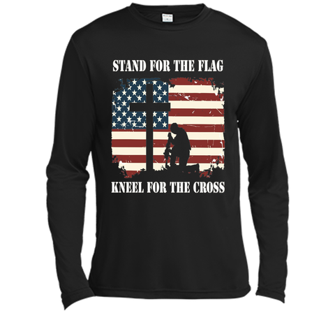 Stand For The Flag, Kneel For The Cross T Shirt
