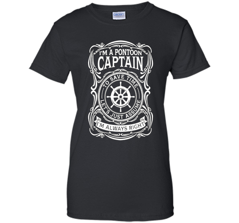 I am a Pontoon Captain T Shirt