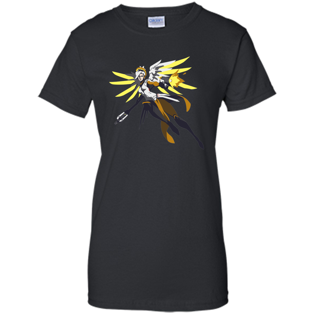 Overwatch Mercy Battle Ready Spray Tee Shirt