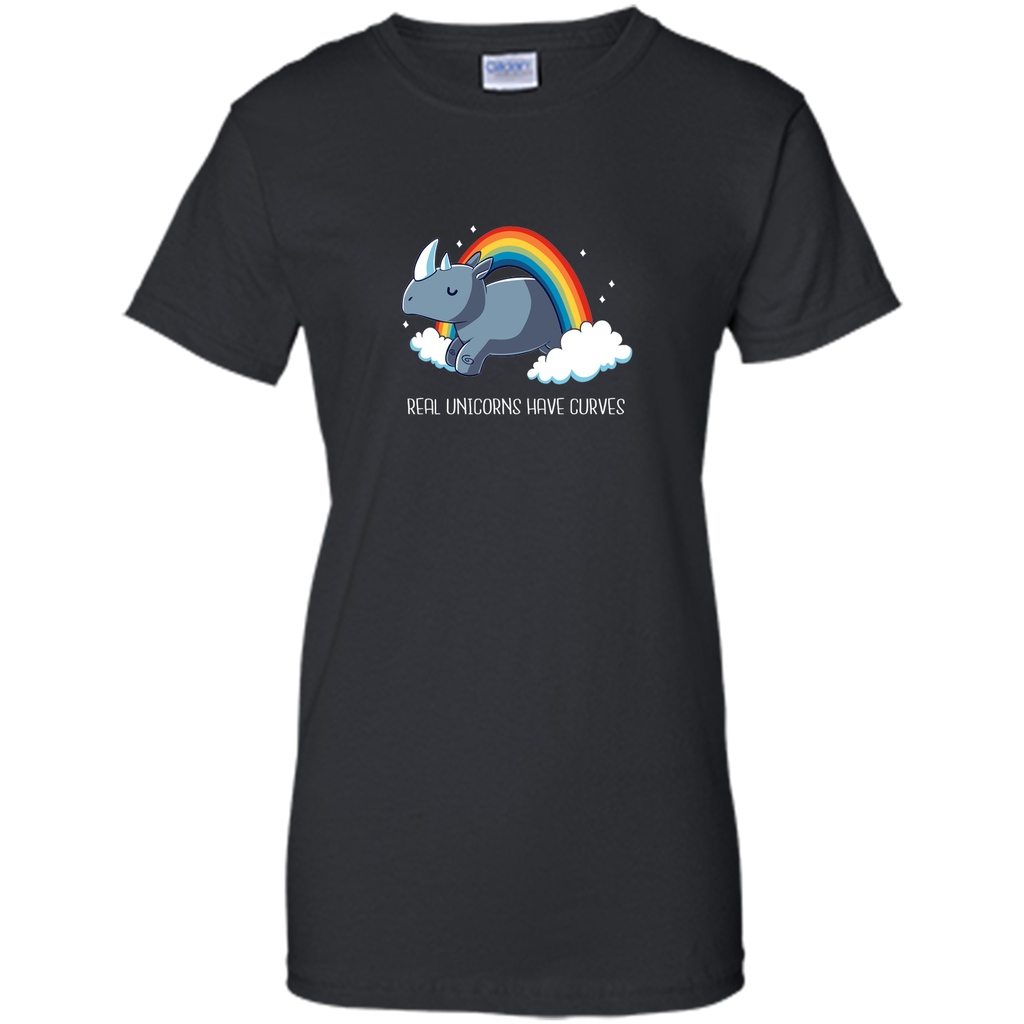 real unicorn have curves-lovely unicorn t shirt