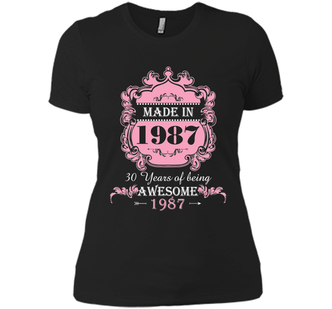 Made In 1987 T Shirt- 30 Years Old 30th Birthday Gift