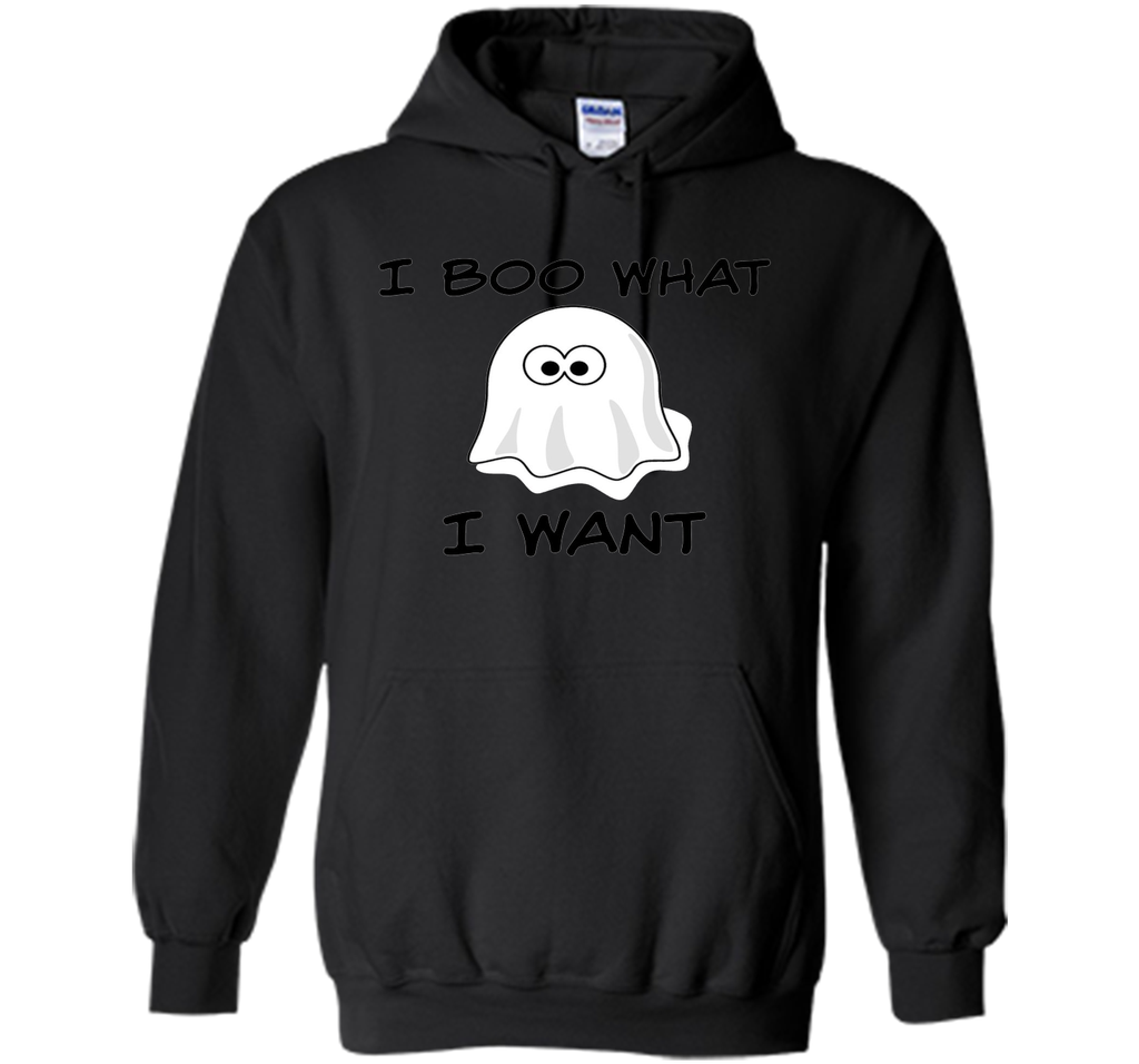 Funny Halloween Hoodie, I BOO What I want
