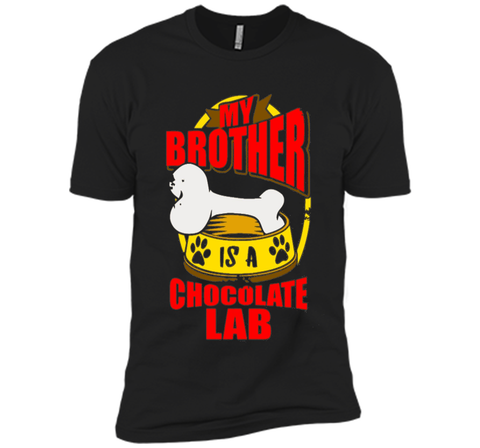 My Brother Is A Chocolate Lab Funny Dog shirt