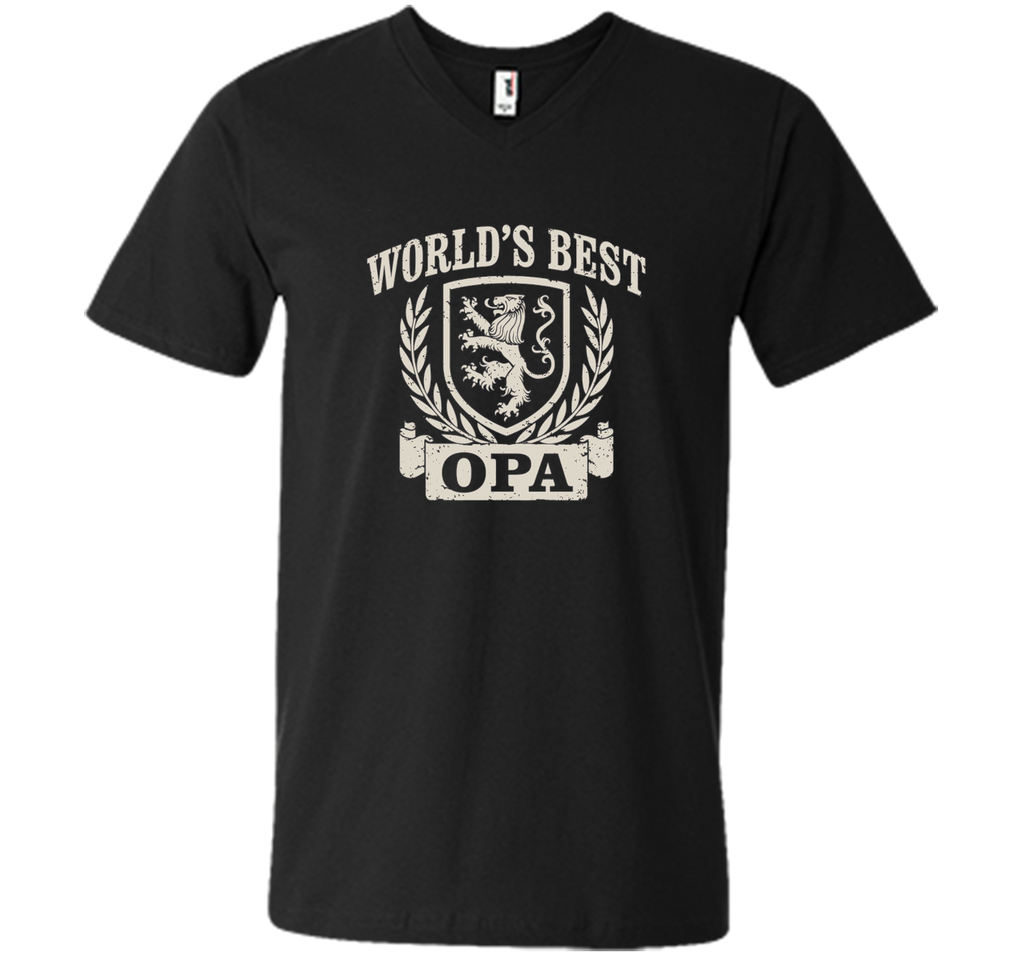 Men's Vintage Crest World's Best Opa T-Shirt