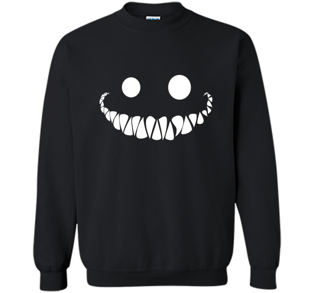 Halloween Cheshire Ghost Cat Smile Sweatshirt