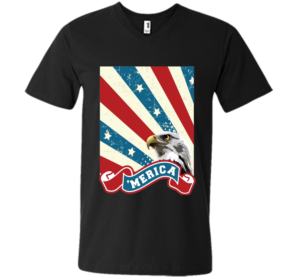 USA America Bald Eagle Shirt - Fourth of July 'Merica Tee
