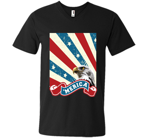 USA America Bald Eagle Shirt - Fourth of July 'Merica Tee