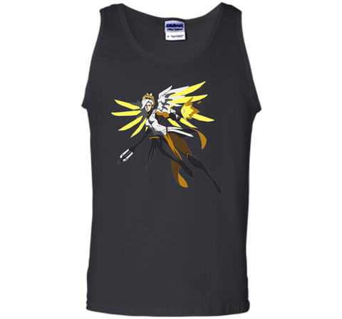 Overwatch Mercy Battle Ready Spray Tee Shirt