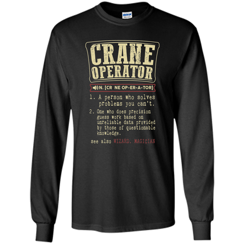 Crane operator funny dictionary term T-Shirt